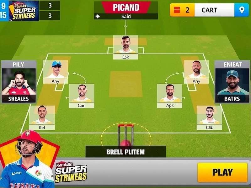 Karnataka Super Strikers strategy guide showing field placements